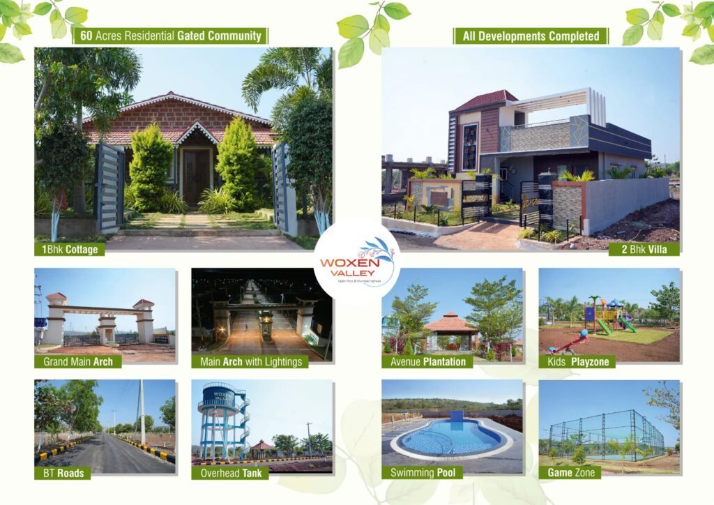 Open plots in Sadhasivpet woxen valley brochure image